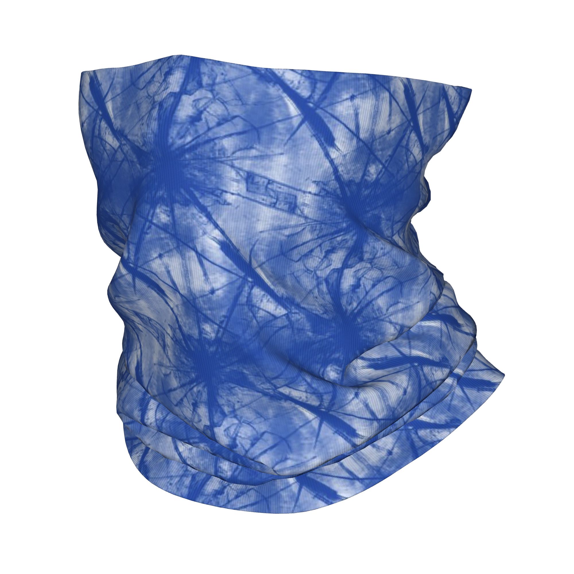 Shibori Tie Dye - Indigo Tie Dye Shibori Desenli Bandana