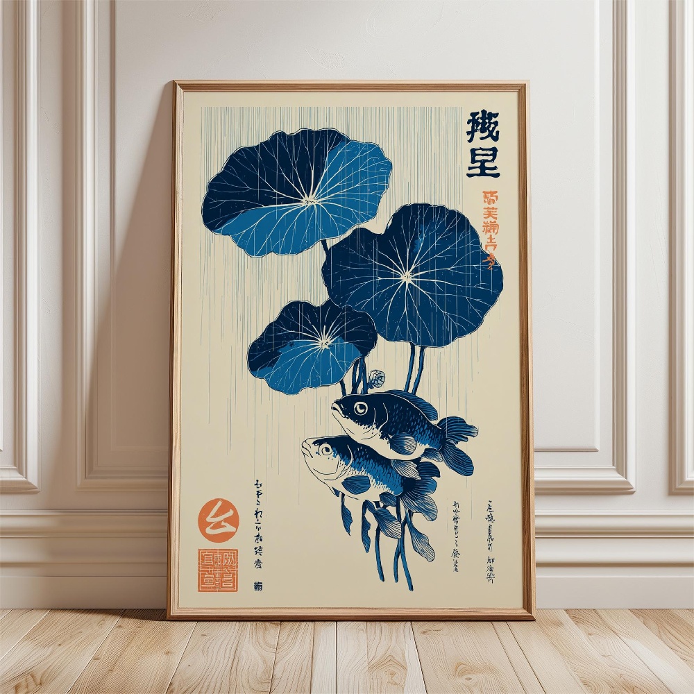 Altın Balık Posteri Japon Koi  - Japanese Zen Lifestyle incelemesi ve fiyatı