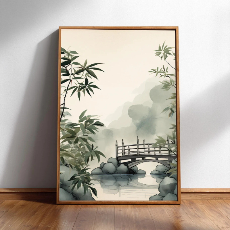 Japandi Duvar Sanatı Minimal B - Japanese Zen Lifestyle incelemesi ve fiyatı