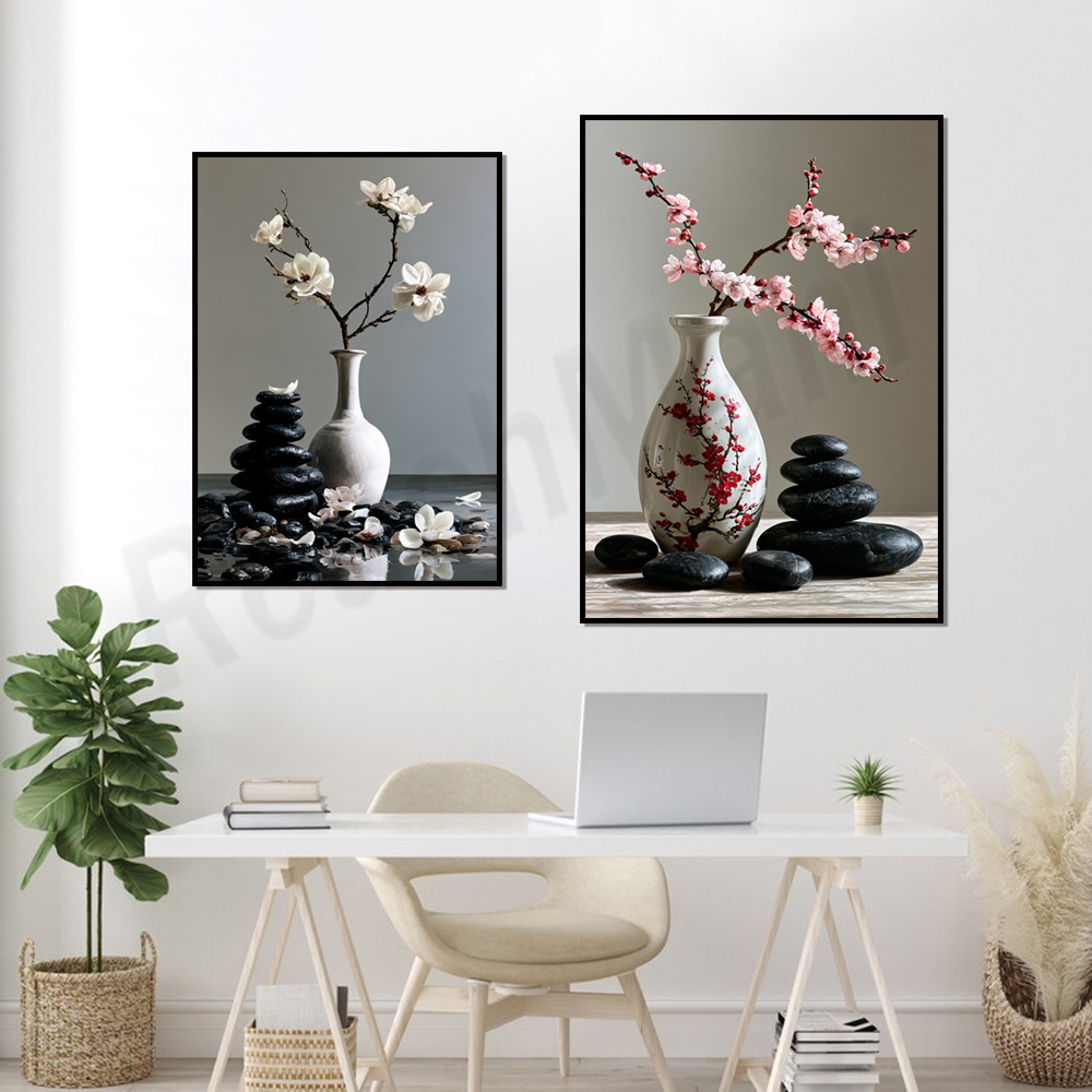 Japon tarzı kiraz çiçeği ve ma - Japanese Zen Lifestyle incelemesi ve fiyatı