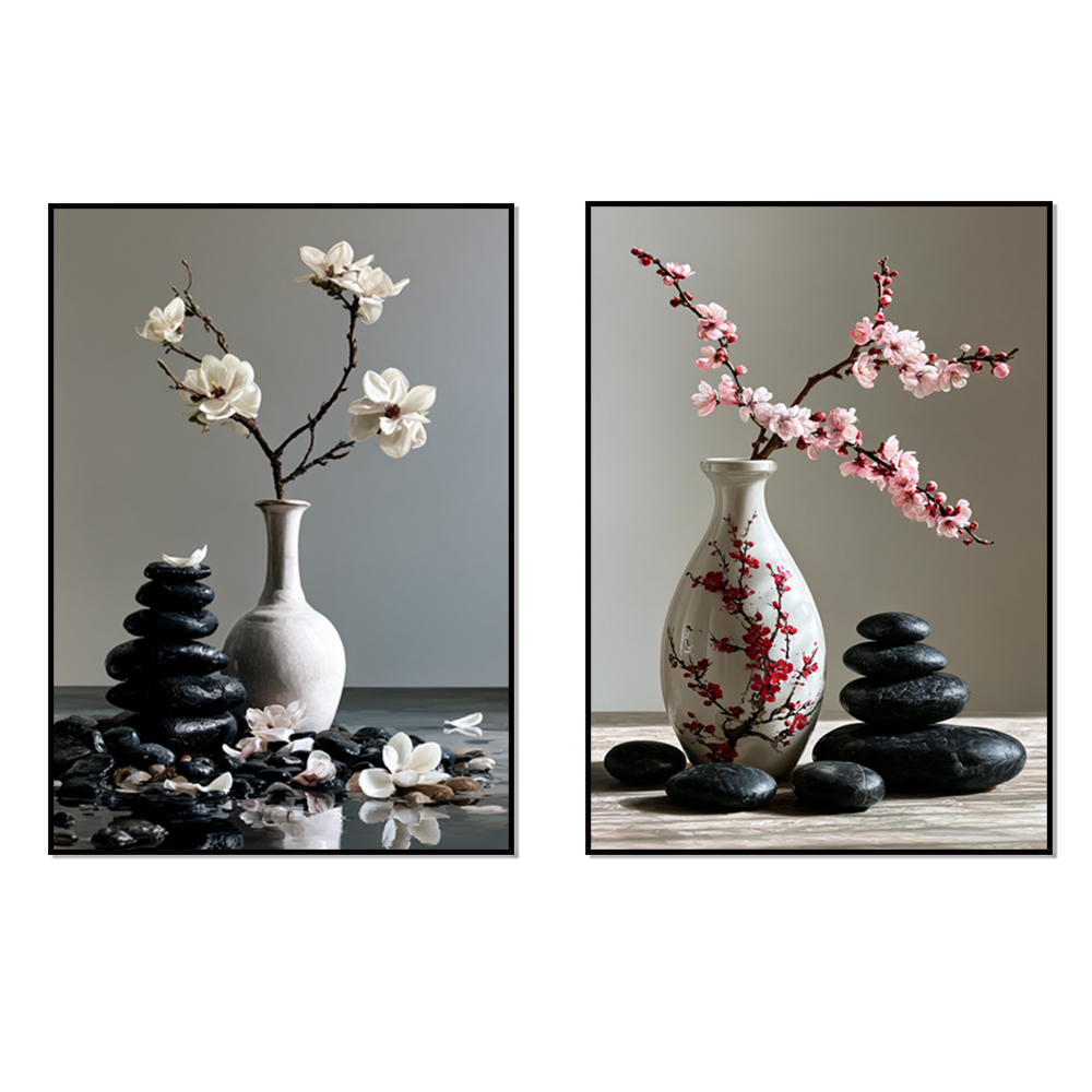 Japon tarzı kiraz çiçeği ve ma - Japanese Zen Lifestyle incelemesi ve fiyatı