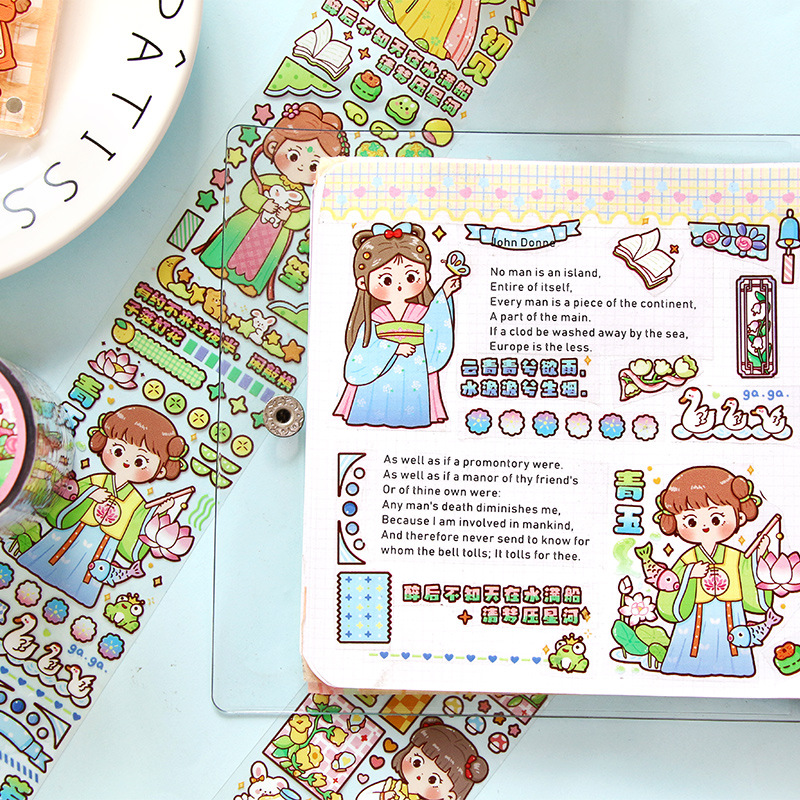 TIANZI 50mm x 5 m Scrapbooking - Japanese Girl Lifestyle incelemesi ve fiyatı