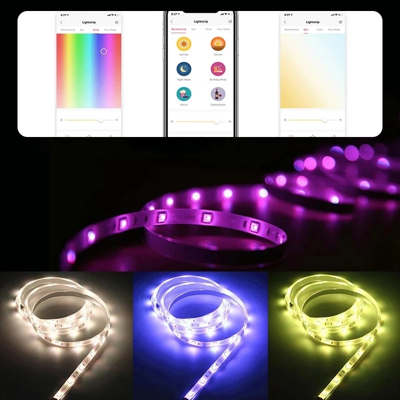 Küresel sürüm Yeelight Aurora  - Yeelight Light Lightstrip incelemesi ve fiyatı