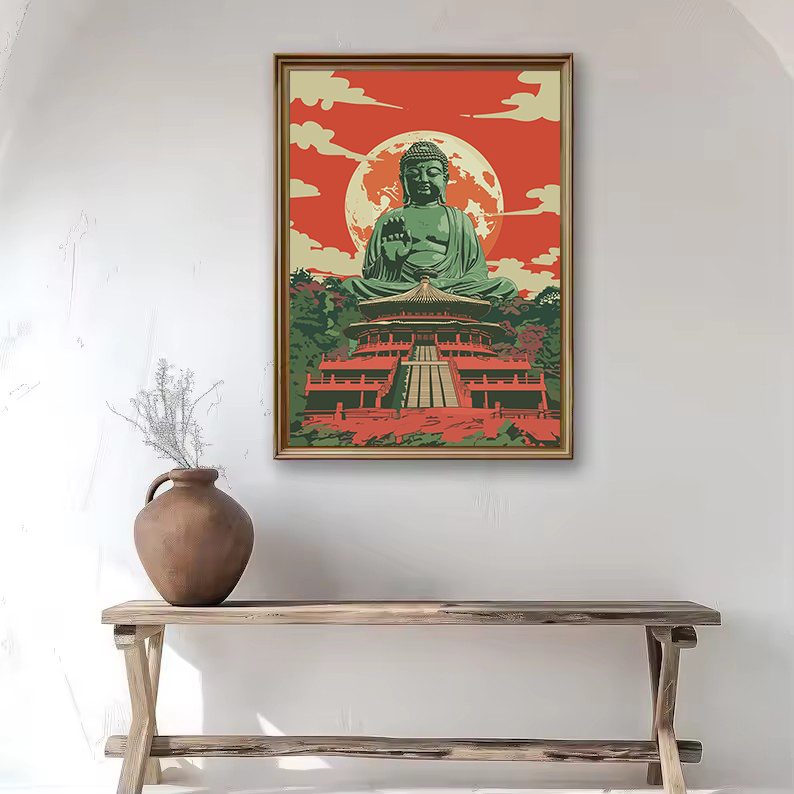 Retro Japon Tarzı Tokyo Buda H - Japanese Zen Lifestyle incelemesi ve fiyatı
